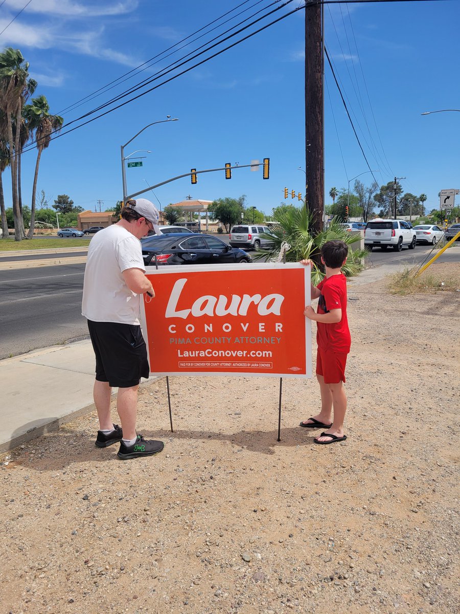As someone with a law degree & interested in election law, I am esp. grateful to those w private property who invite me to put up the rare sign on their *private* property.* *This post is in no way a reference to any other post about any other candidate in any other town in AZ.