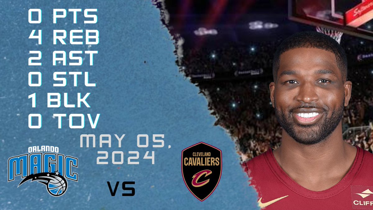 Tristan Thompson Stats For NBA Play Off Game VS MAGIC  - 05-05-2024 youtu.be/FR12sd74zOs

#TristanThompson #Tristan #Thompson #nba #nbastats #nbahighlights #basketball #cleveland #cavaliers #cavaliers #clevelandcavaliers #Tristanstats #Thompsonstats