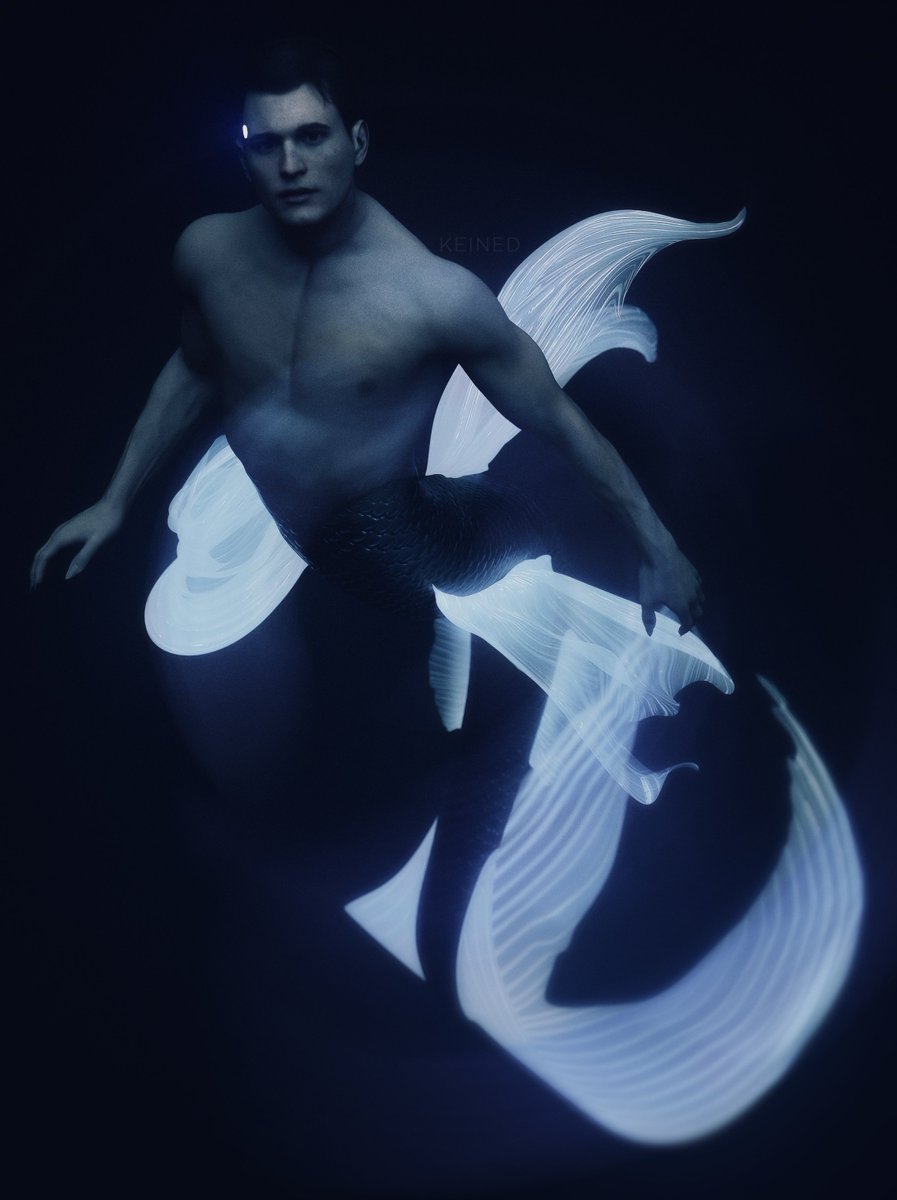 🧜‍♂️ #DetroitBecomeHuman #mermay2024 #dbhconnor #dbhrk800 3d model ported by Daz Cover on Renderhub