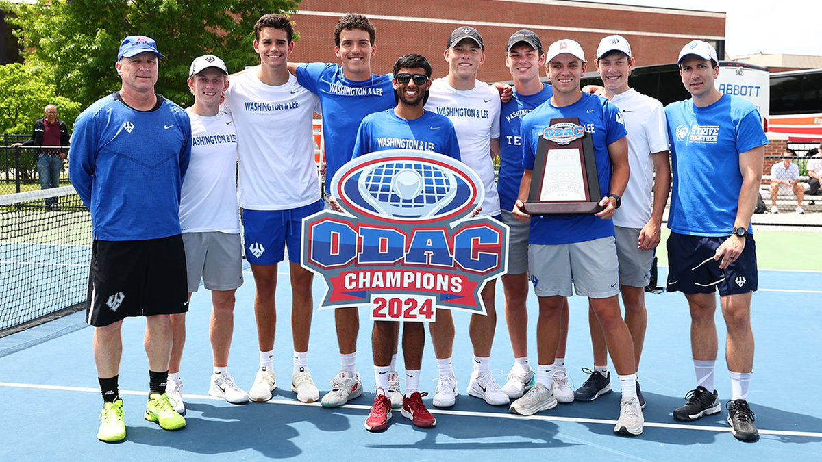 WLU captures 42nd overall and 14th straight #ODAC men's title with a 5-0 win over @AverettUCougars #d3tennis odaconline.com/news/2024/5/5/…