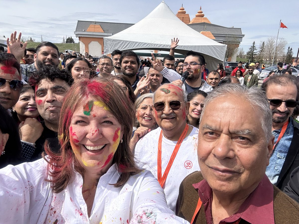 What a wonderful day! To every Albertan celebrating Holi, may its colours fill your life with happiness, joy and positivity. Holi Hai!