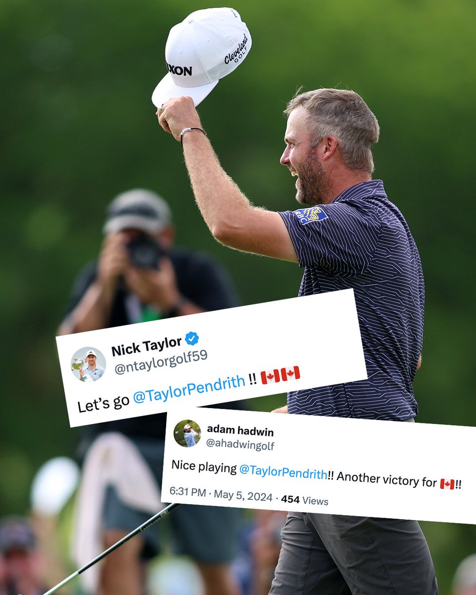 🇨🇦🤜🤛🇨🇦 All ❤️ for @TaylorPendrith from his fellow Canadians!