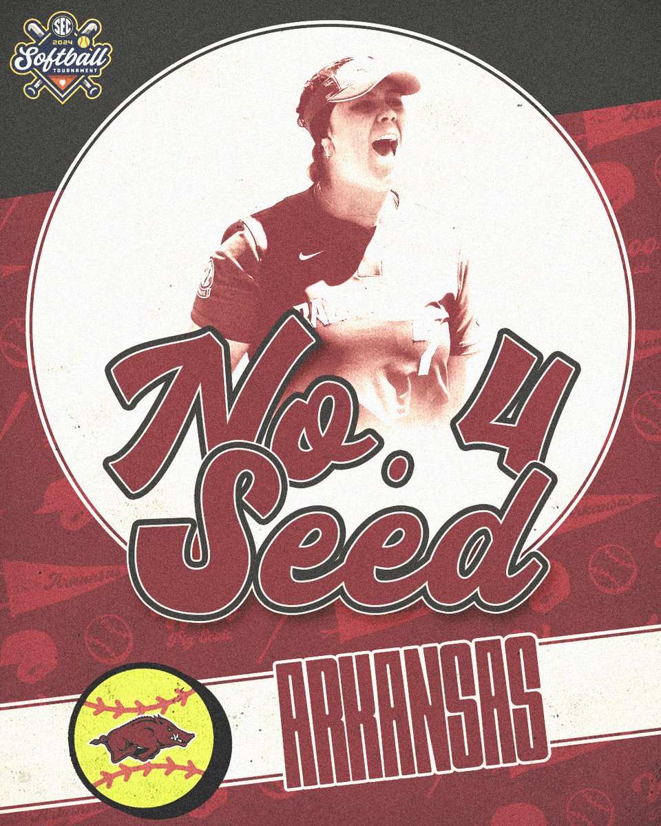 [ No. 4 Seed ] 🐗 @RazorbackSB #SECSB x #SECTourney