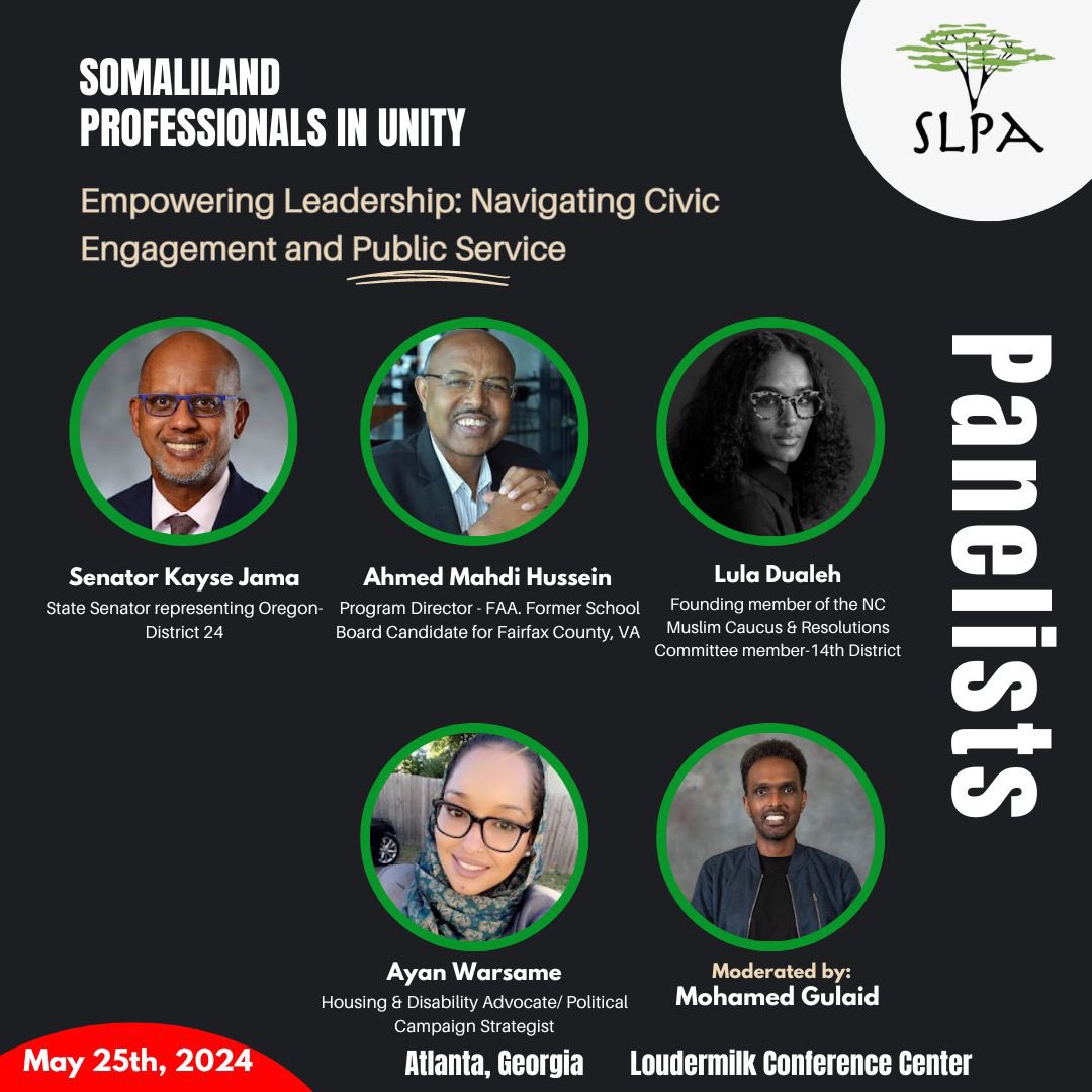 🌟🗳️ “Step into the realm of change-makers at our ‘Empowering Leadership: Navigating Civic Engagement and Public Service’ panel! 🌍✨ Join the dialogue with luminaries like @SenatorJama, Ahmed Mahdi Hussein from FAA, and powerhouse @irunwithlula, a driving force behind NC’s