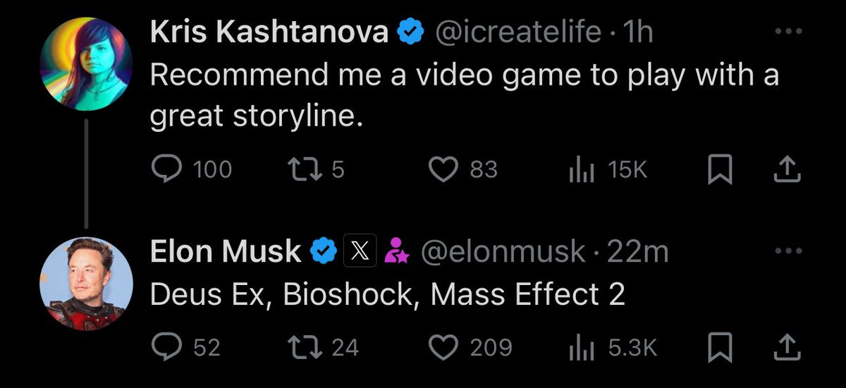 It’s honestly insane how his growth got stunted in the mid 2000s and now all of his references come from there. I think it’s because he formed Tesla in 2003 and became a billionaire in 2012 and that decade has basically been the only time he was happy