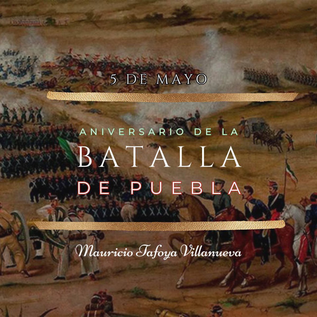 Hoy es el 162 Aniversario de la #BatalladePuebla tuvo lugar el 5 de mayo de 1862, que dio inicio con el disparo de un cañón mexicano; Hoy celebramos una de las victorias más gloriosas que se ha registrado en nuestro país 🇲🇽. 

#VivaMéxico 🇲🇽 !!!