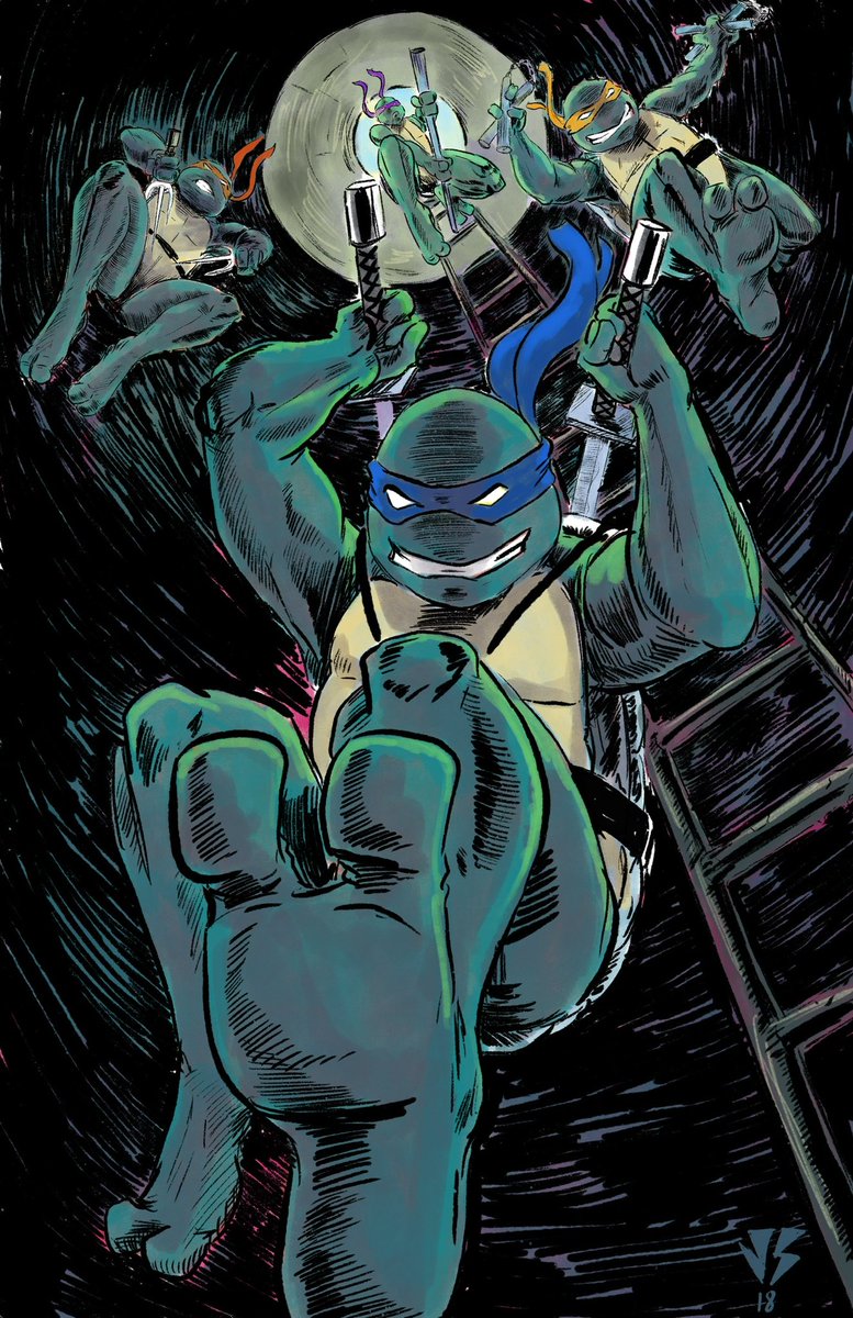Post a green (also happy 40th #TMNT!)