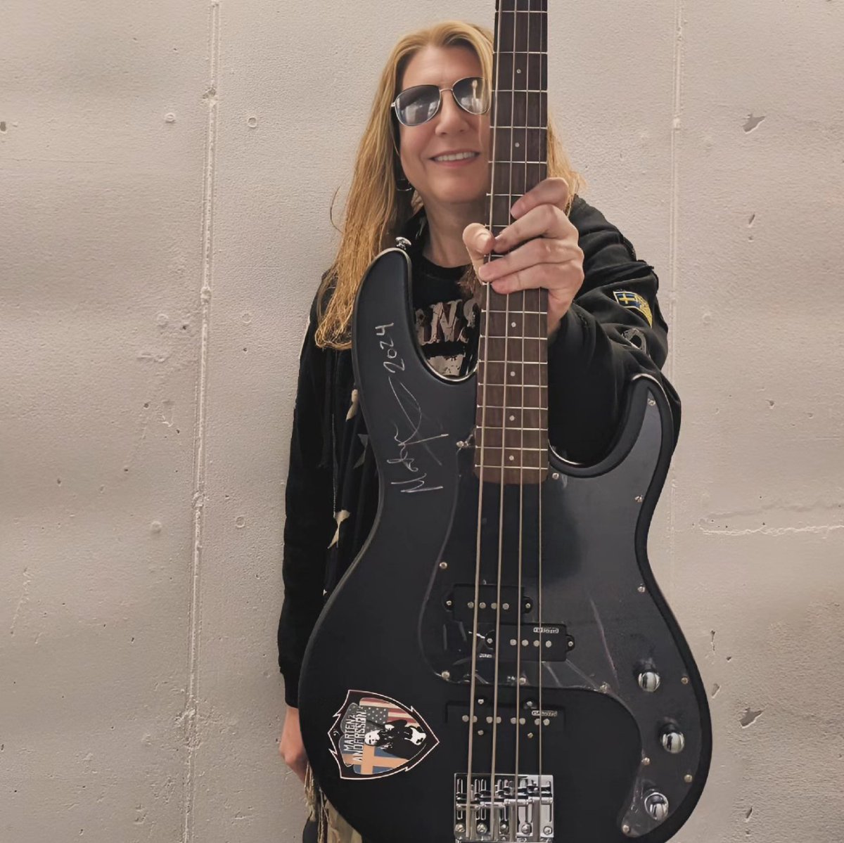 Don't forget that you can own this Marten Andersson bass (ESP LTD). The sale proceeds will go to Gary Velasco, who is fighting ALS and does not have health insurance. Bid if you can or PLEASE share this post. Your share support is super appreciated too. eBay.com/itm/2963990048…