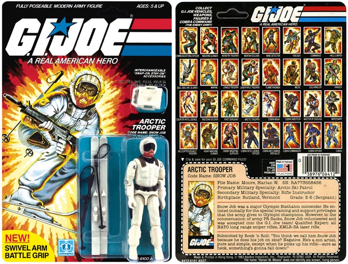 Check out Snow Job released as part of GI Joe series 2 in 1983. Who was your favorite snow themed character?

Thanks to @3DJoes for the photos.

#gijoe #80s #eighties #80scartoons #80snostalgia #saturdaycartoons #saturdaymorningcartoons #actionfigures #hasbro