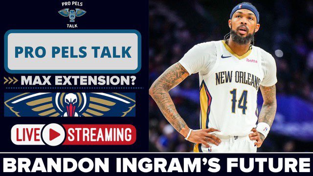 🚨LIVE 8:45 PM🚨 What’s Next For Brandon Ingram and The New Orleans Pelicans? 📺- youtube.com/live/Rw4sGUV_J…