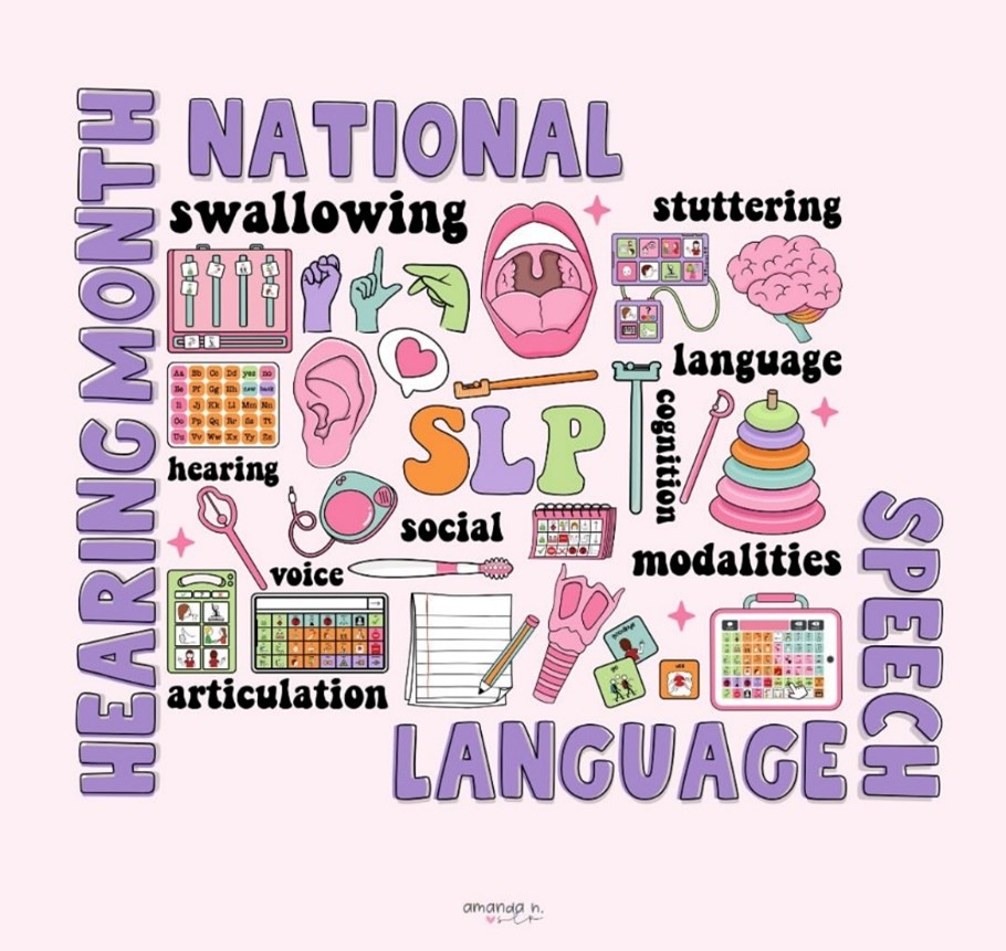🎉🗣️Happy National Speech-Language Pathologist (S-LP) Day! 🌟Let's celebrate our amazing S-LP team during #SpeechAndHearingMonth. Huge thanks to our three dedicated S-LPs for their support in helping students communicate confidently. You're truly appreciated!👏👂 #SLPAppreciation