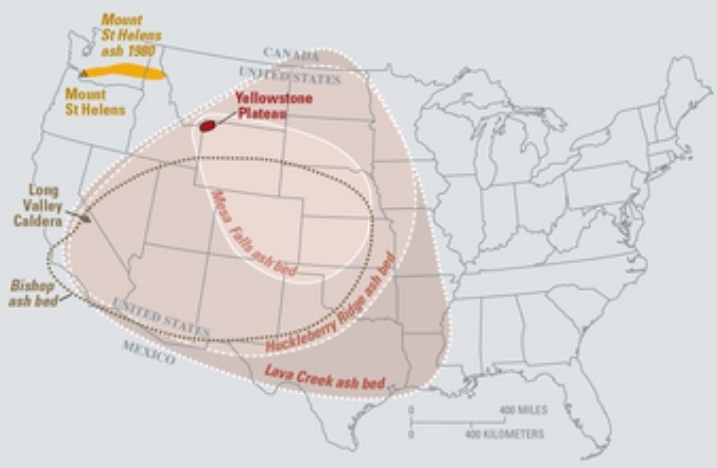 Now on the Science Channel, 'Yellowstone Supervolcano: American Doomsday'. Watch this if you want to learn about The USA's supervolcano.

diagram: USGS