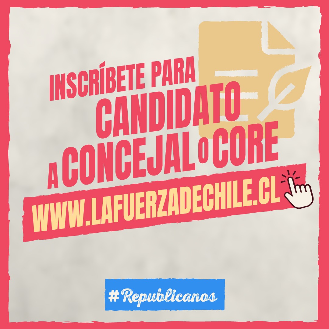 Chile necesita... ¡REconstructores! Estamos buscando a #LaFuerzaDeChile REconstruir nuestros barrios, comunas y ciudades y REcuperar nuestra seguridad y tranquilidad. Y tú, ¿te sumas? Inscríbete en lafuerzadechile.cl y juntos salgamos a recuperar Chile! 🇨🇱