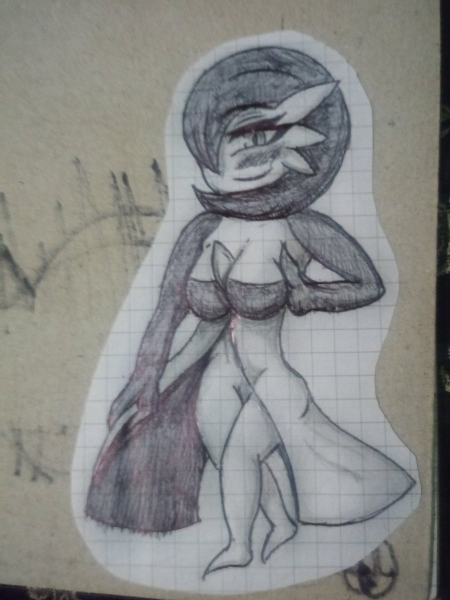 Tengo la costumbre de dibujar algo al final de mis cuadernos, libretas, etc. Usualmente siempre los hago cuando estoy en el trabajo xD
#fanart #AnimeArt #art #gardevoir #Pokemon #pokewaifu #dibujo