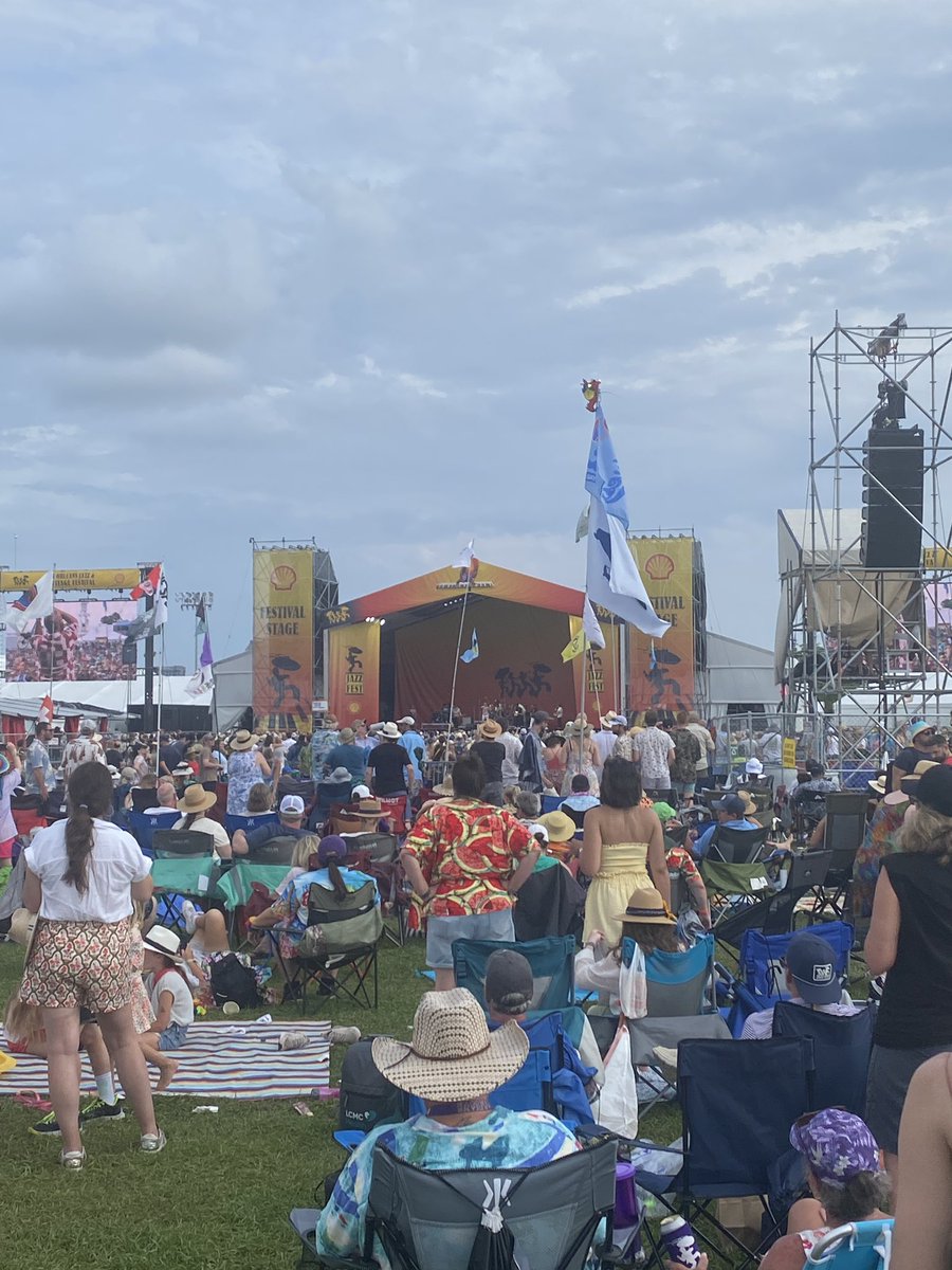 “I love you, Jazz Fest!!!” -@Tromboneshorty & Orleans Avenue, closing out the Festival Stage, last hour of #JazzFest 2024!