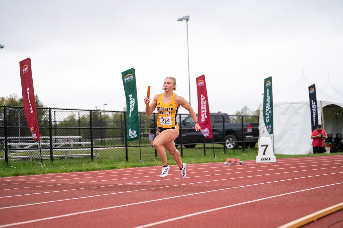 Ending the meet in 𝗦𝗧𝗬𝗟𝗘 🔥🔥🔥

The women's 4x400 squad of Armstrong, Archie, Bitterman + Kennedy adds another 🥈 for the Norse as they drop a season best time of 3:51.35‼️

<a href="/NKUNorse/">Northern Kentucky Athletics</a> | #NorseUp