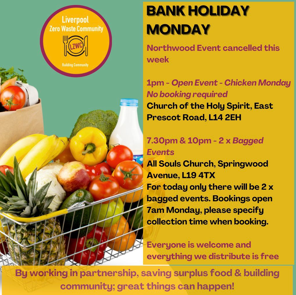 It’s a bank holiday today, and Northwood event is cancelled. Please note that this is for Monday this week only.x