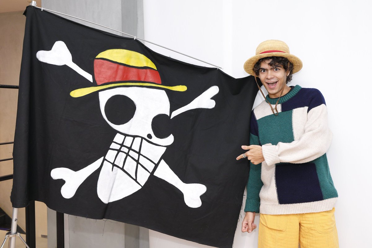 This was the first and only Jolly Roger painted by #Luffy for his crew the Straw Hats 🏴‍☠️

#OPLA #LuffyWeek #LuffyWeek2024