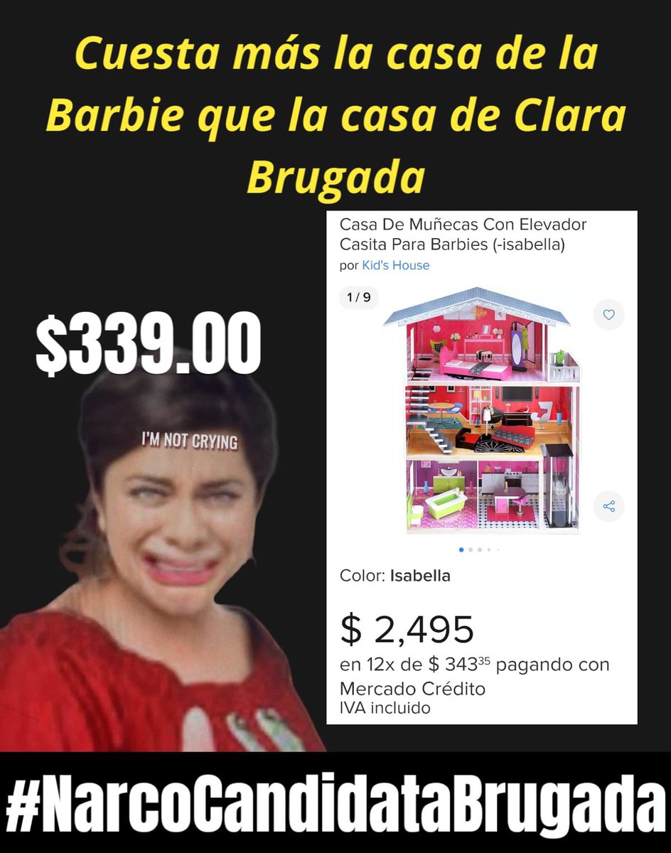 @ClaraBrugadaM #NarcoCandidataBrugada @ClaraBrugadaM
Su gestión, durante 9 años en Iztapalapa, dejó una alcaldía muy insegura🥷 sin agua 💦 y sin servicios 🚯‼️ Puras utopías y corrupción‼️
Por lo tanto, 
#ClaraMiente como respira‼️
#ClaraNoLevanta