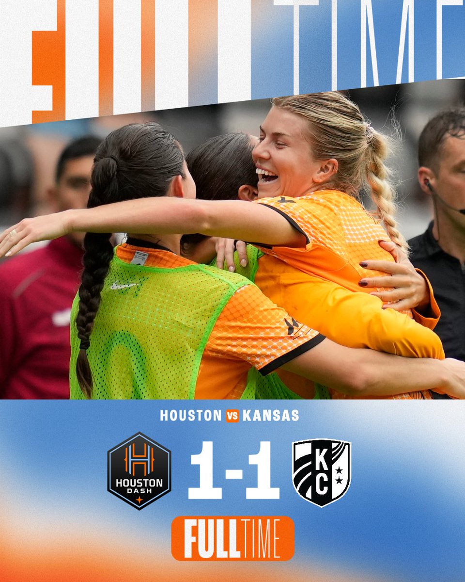 Came back to take a point back at home 🤘 #HoustonDash