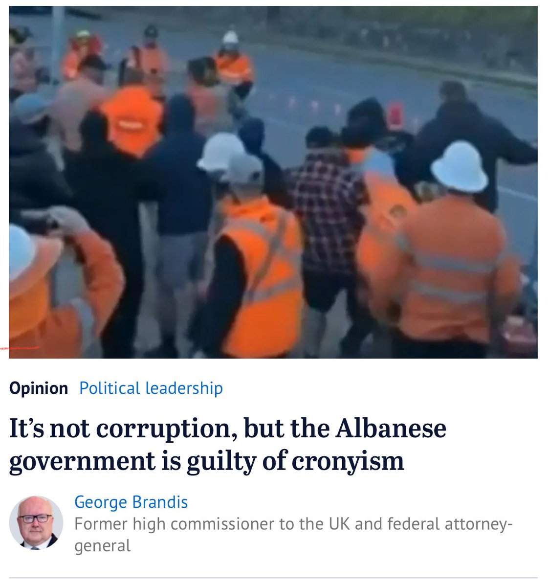 Stop lying and protecting the Uniparty, George. 

It’s totally corrupt.