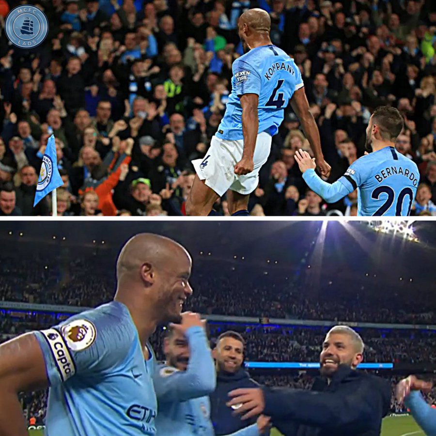 “I say no Binny, no shoot…” 🥹

Vincent Kompany played his final ever game at the Etihad #OnThisDay in 2019, scoring one of the Premier League’s most iconic goals ever.

𝗖𝗔𝗣𝗧𝗔𝗜𝗡. 𝗟𝗘𝗔𝗗𝗘𝗥. 𝗟𝗘𝗚𝗘𝗡𝗗.