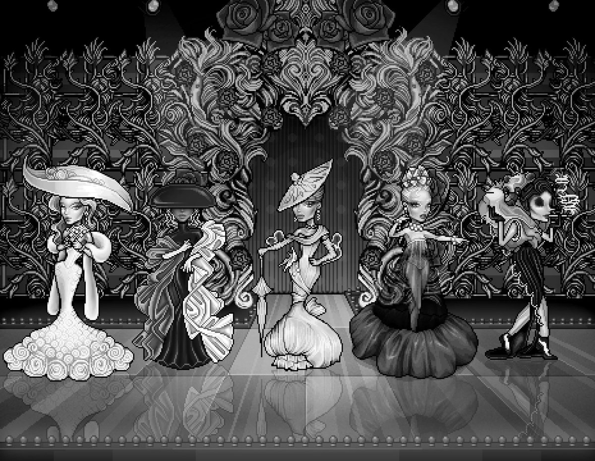 We want to welcome everybody to the Main Stage of #DRAGART Season 1 🌟

This evening, the contestants were asked to prepare a runway inspired by the years in black and white based on the 40s, 50s and 60s eras! 🔲

With the special extra judge… 𝗩𝗘𝗥𝗢𝗡𝗜𝗖𝗔 🎐