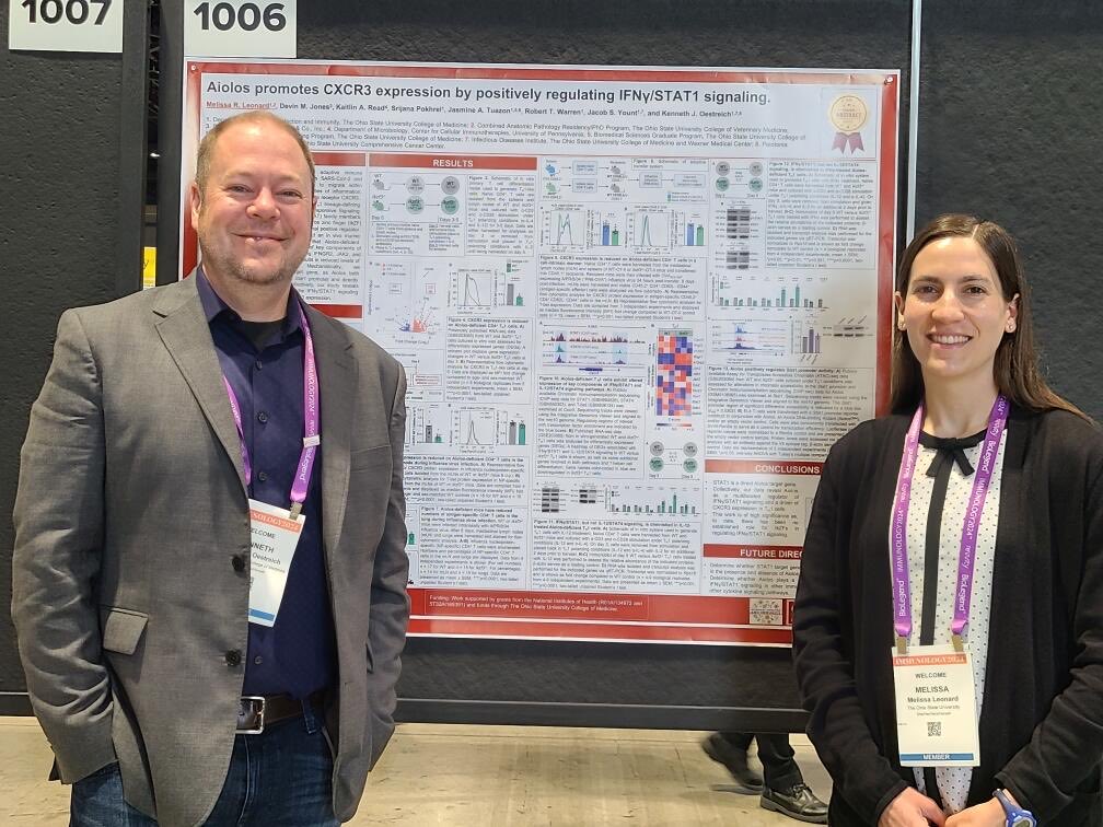 Congratulations to Melissa Leonard on a great talk yesterday and a very busy poster session today! Having a great time ⁦<a href="/ImmunologyAAI/">The American Association of Immunologists (AAI)</a>⁩ 2024 and so impressed by all of the fascinating science.