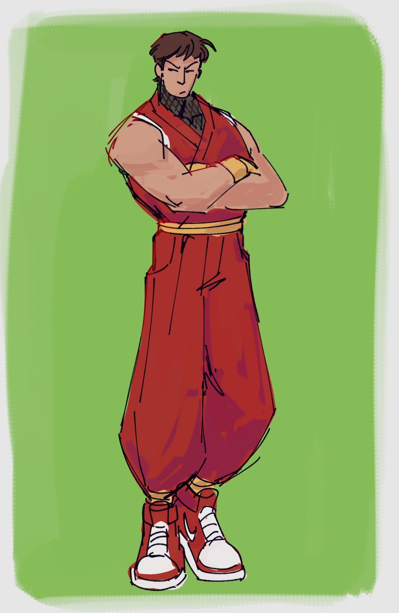 drawing every street fighter character in order of release day 28: Guy