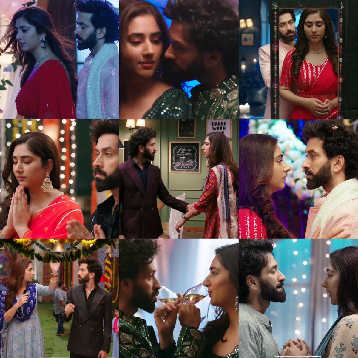 The only reason why I started watching ITV and they have made me an addict….#NakuulMehta #DishaParmar #BadeAchheLagteHain2