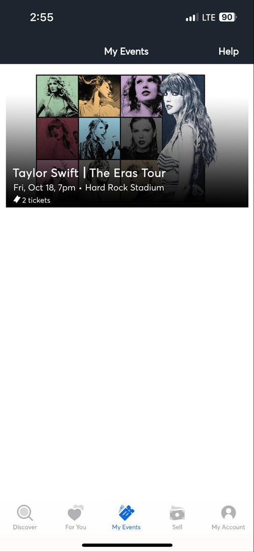 I have 2 tickets for the Taylor Swift Large Tour Concerts, happening on Oct 18 in Miami FL, so I have 2 tickets for the events 
#TSTheErasTour #HardRock #Ticketmaster #kendrickvsdrake #taylorswifttickets #TaylorSwiftupdate #MiamiGP #USAMade #ErasTour