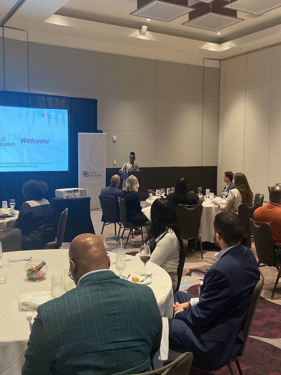 Our President & CEO @jsiddiqi7 and our Deputy Director of Higher Education Dr. Courtney B. Francis welcome attendees to #2024HBCUCaucus!

We can’t wait to be back tomorrow for some great conversations with our resource experts!