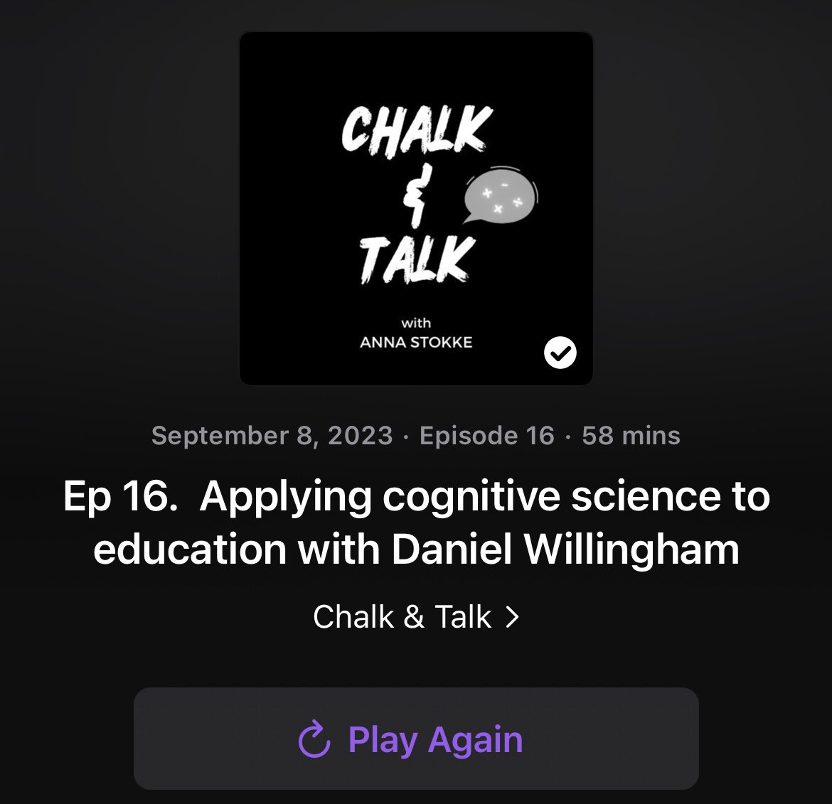 Students have different “learning styles”. True or false?

I love how <a href="/rastokke/">Anna Stokke</a> isn’t afraid to tackle hot topics like this in her podcast episode with <a href="/DTWillingham/">Daniel Willingham</a>.

Answer- FALSE (although more than 90% of teachers believe this may be true, there is no data to support that