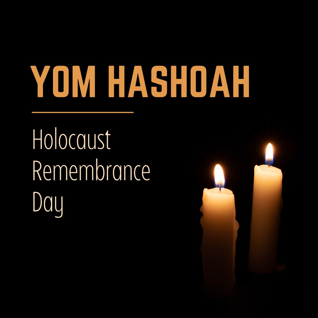 Today is Yom HaShoah—Holocaust Remembrance Day. We must remember the 6 million Jews who were killed, honor those who survived the Nazis’ horrific atrocities, and join together to unequivocally condemn antisemitism.