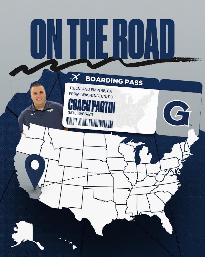 Cali… let’s get it! 💯 Excited to find more Inland Empire ballers to keep the pipeline flowing to DC! #HoyaSaxa #SISU #CaliTotheCapital 🐶🦴