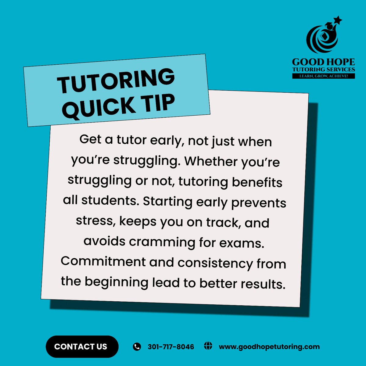 📚 Start tutoring early! It's not just for struggles. Early tutoring prevents stress, keeps you on track, and boosts exam prep. Commitment and consistency yield better results.

#EarlyTutoring #SuccessMindset #StressFreeStudying  #PositiveParenting #MindfulKids #GrowTogether