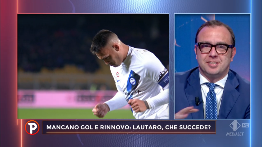 Trevisani: 'Io se Lautaro mi dicesse 10 o niente, io sceglierei niente come club. Secondo me 10 netti è un livello superiore a quello di Lautaro. C'è una cosa che non manca nel mondo: i calciatori. L'Inter ha perso Lukaku e Dzeko, 700 gol in 2, ha preso un giocatore che aveva…