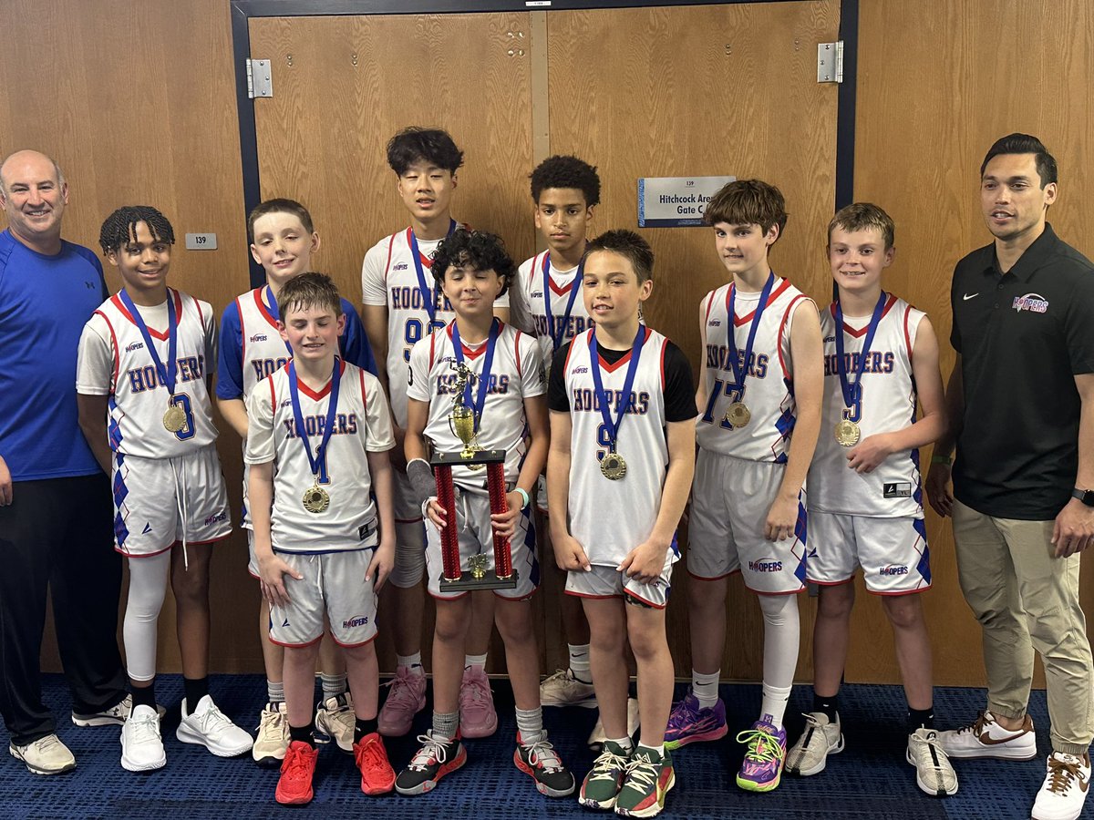 echoopers's tweet image. Grade 6 - A GAME TOURNEY CHAMPS! @NookBasketball @Premier1Events