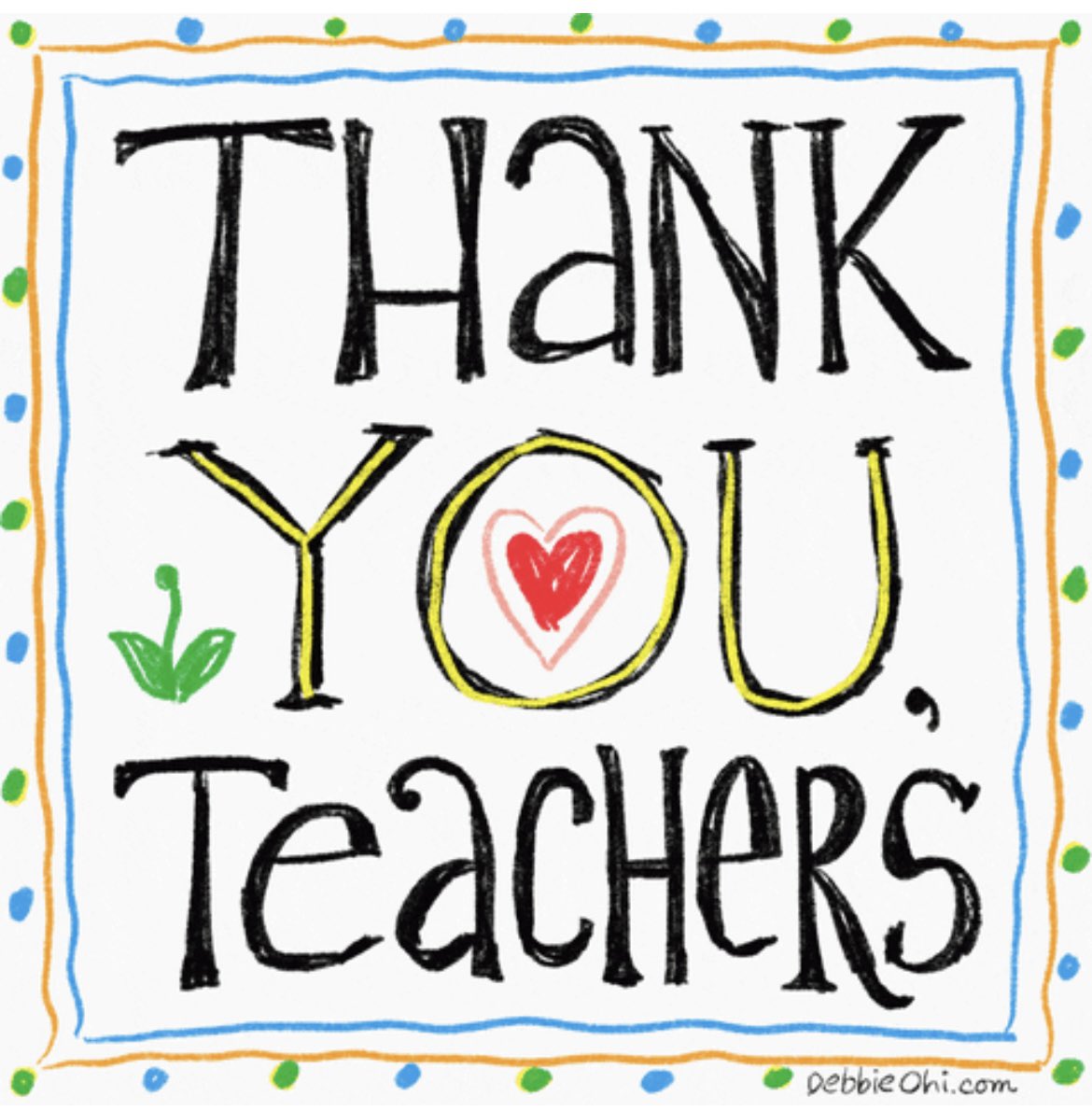 Happy Teacher Appreciation Week to all of our amazing teachers! Your hard work and dedication do not go unnoticed. Thank you for making a positive impact on students' lives. We are grateful for all you do!