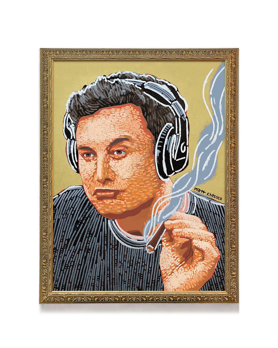 mattchessco's tweet photo. THE SALE HAS STARTED!!!

Up to 85% OFF everything on my website. For 24 hours only.

Who wants this @elonmusk painting? https://t.co/Pf2wCA4s76