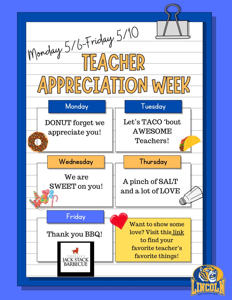 It's Teacher Appreciation Week!This week, we ask that you make the time to thank a teacher. Take the time to show some love to a group of people who love on your babies every single day. #reptheprep #teacherappreciationweek