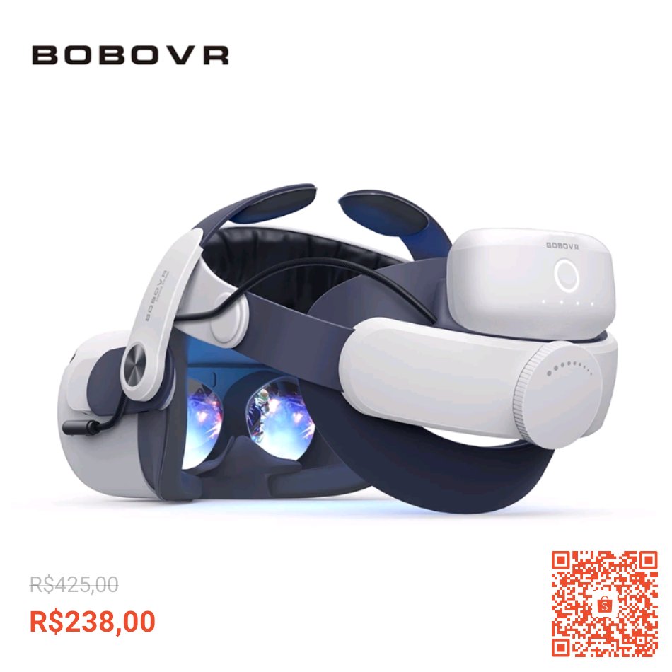 Confira BOBOVR M2 PRO+ Head Strap With Battery For Oculus Quest 2 VR Headset Halo Strap Battery Pack For VR Accessories com 44% de desconto! Somente R$238,00. Encontre na Shopee agora! shope.ee/20ZHo30FPC?sha… #ShopeeBR