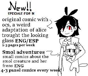 THE ANNOUCEMENT!!! im gonna work on my comic stuff this weeks, with all of my styles and ocs the smol adventures will be scribbles as usual, every week with silly things i'll still making some fanarts too, but not so currently THANKS again for all of the support!!!!!!!!!!!