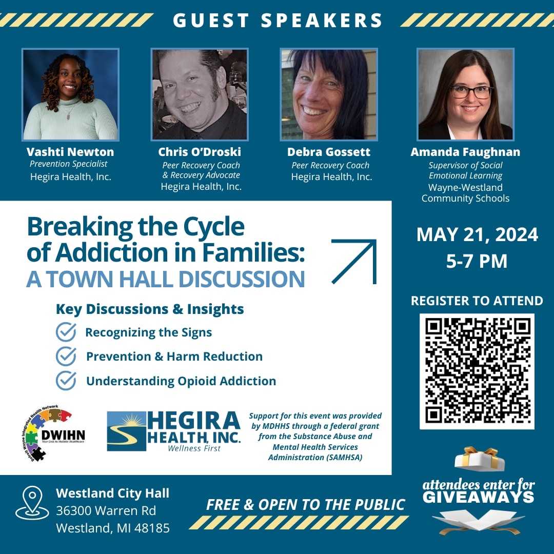 I will be part of a panel discussing addiction May 21st  5 to 7 at Westland city hall. This is event is free refreshments provided. If you or a loved one is struggling you should attend. PLEASE SHARE. #addiction #addictionrecovery #recoverycommunity