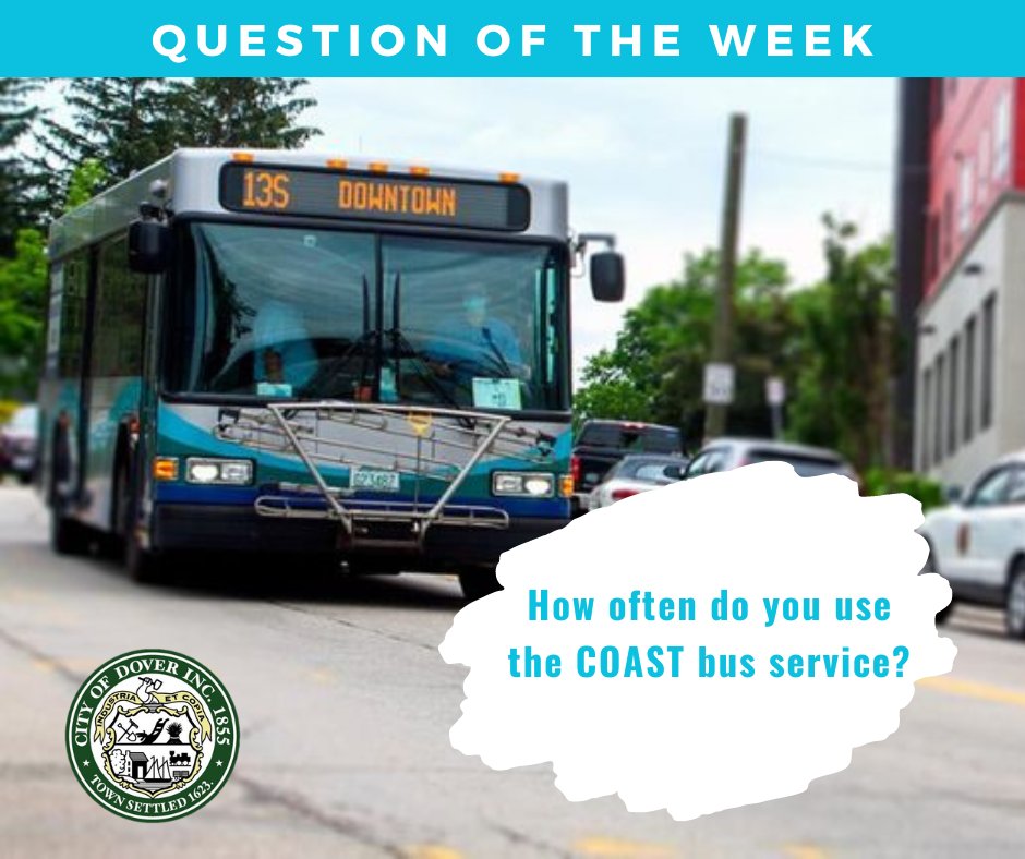 Last week, 69% of those responding to the question of the week said they have attended an event at the Dover City Hall auditorium! Take a moment to answer this week's poll. Participating is easy. Click on the link to create an account and cast your vote: polco.us/m4h6me