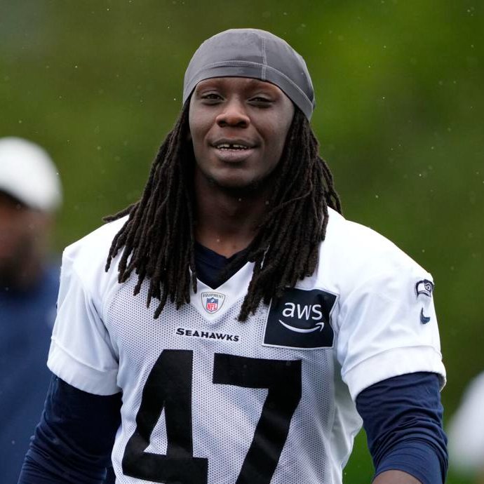 Grambling LB Sunny Anderson, Seattle Seahawks rookie minicamp