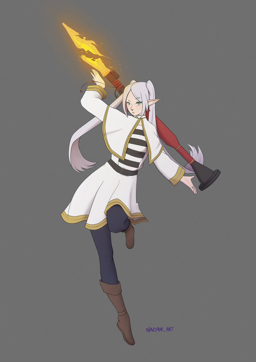 Nazyan_Art's tweet photo. Frieren with RPG
.
#Frieren #FrierenBeyondJourneysEnd https://t.co/Cfxs4NrcsT