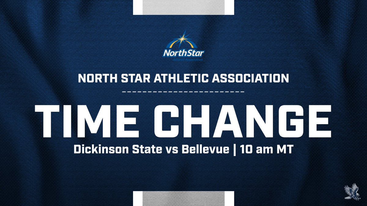 🚨| Tomorrow's championship game between @BlueHawkSB and Bellevue University has been moved to 10 am tomorrow. If Bellevue wins game one the if necessary game will follow shortly after