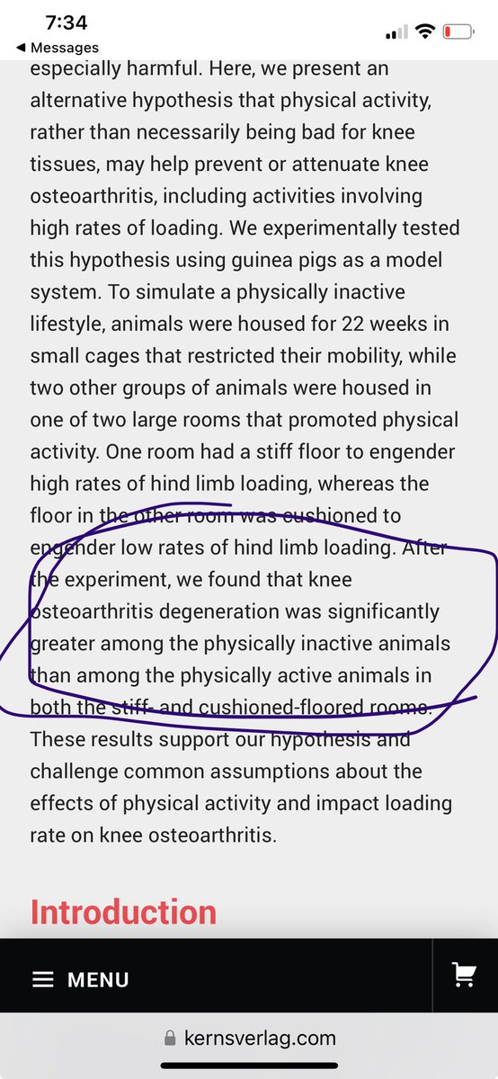 Broken record time… Physical activity does not cause worsening OA. Being inactive led to more disease progression.