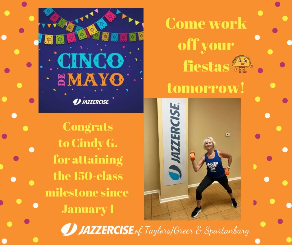 We danced, toned & celebrated Cindy’s accomplishment! Come be a part of our community!
Can’t wait to dance w/ u this week!💃🏻
Mon:5:45a, 8:15a, 9:20a, 4:30p & 5:40p
This week…FREE classes for teachers & nurses!
#yeahthatgreenville #upstatesc #greersc #gvltoday #greenville360 #gvl